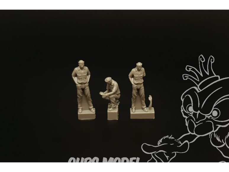 Brengun moteur avion BRL144201 Marins de l'US Navy pour dioramas de la Seconde Guerre mondiale 1/144