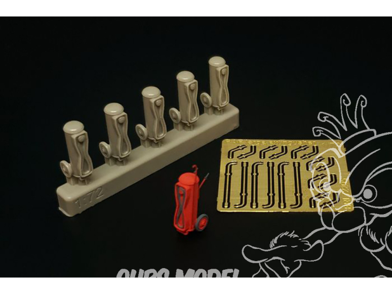 Brengun BRL72295 Extincteur de grande capacité RAF 5 pièces 1/72