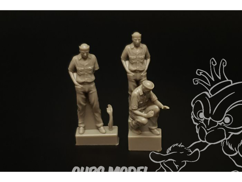 Brengun kit d'amelioration Helico BRL48181 Marins de l'US Navy pour dioramas de la Seconde Guerre mondiale 1/48