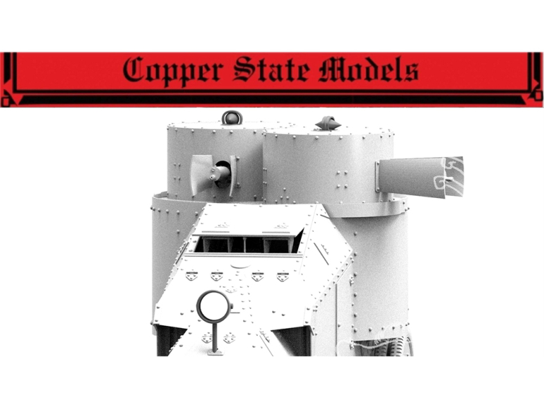 Copper State Models maquettes militaire A35-074 Ensemble de phare avant et de ventilation de tourelle Mgebrov-R 1/35