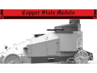 Copper State Models A35-071 Kit de mise à niveau pour tourelle unique Mgebrov-R première génération 1/35