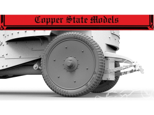Copper State Models A35-069 Pneus à chevrons Réar dubé Triangle Elka 1/35