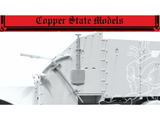 Copper State Models A35-064 Pioche et pelle – Kit britannique pour le Moyen-Orient 1/35