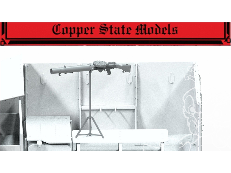 Copper State Models A35-059 Lewis MG avec support AA 1/35