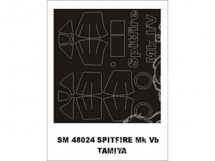 Montex Mini Mask SM48024 Supermarine Spitfire Mk I/V Tamiya 1/48