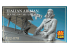 Copper State Models personel F32-078 Un aviateur italien assis sur le fuselage 1/32