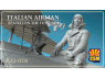Copper State Models Figurine F32-078 Un aviateur italien assis sur le fuselage 1/32