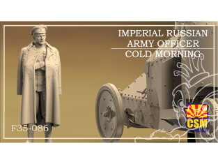 Copper State Models Figurine F35-086 Officier de l'armée impériale russe, matin froid 1/35