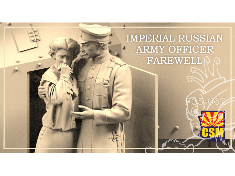 Copper State Models Figurine F35-067 Adieux d'un officier de l'armée impériale russe 1/35