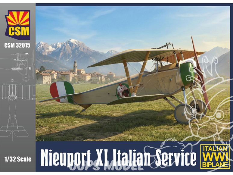 Copper State Models maquettes avions CSM32015 Macchi Nieuport XI Italian Service 1/32