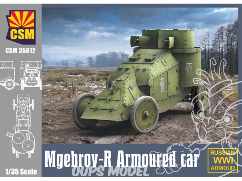 Copper State Models maquettes militaire CSM35012 Mgebrov-R Armoured Car 1/35