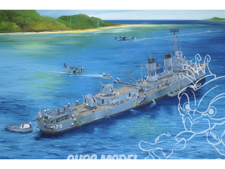 TRUMPETER maquette bateau 03722 USS Stevens DD-479 1/200