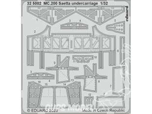 Eduard photodécoupe avion 325002 Undercarriage Macchi MC.200 Italeri 1/32