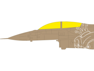 Eduard Express Mask EX1169 F-16I SUFA TFace Great Wall Hobby 1/48