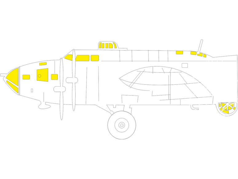 Eduard Express Mask EX1166 B-17F Revell 1/48