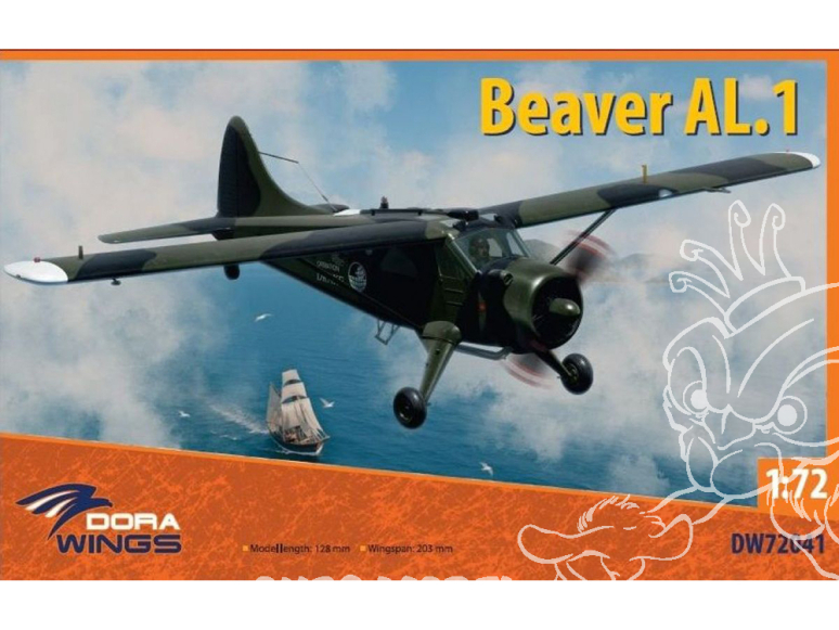 Dora Wings maquette avion DW72041 Beaver AL.1 1/72