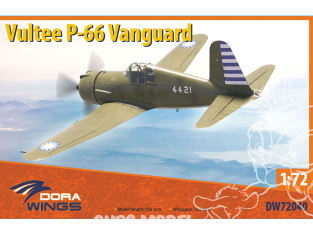 Dora Wings maquette avion DW72040 Vultee P-66 Vanguard 1/72