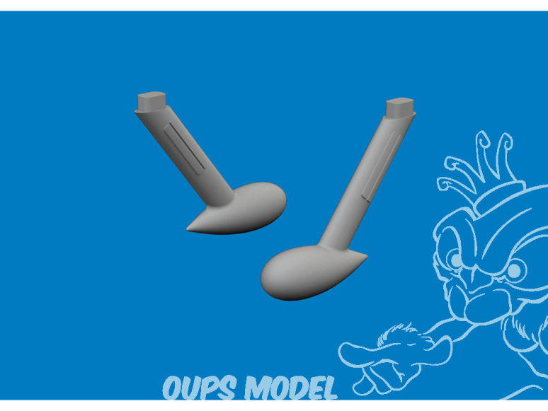 Eduard kit d'amélioration avion Print 624013 Masses d'équilibrage Messerschmitt Bf 109G-5/6 Airfix 1/24