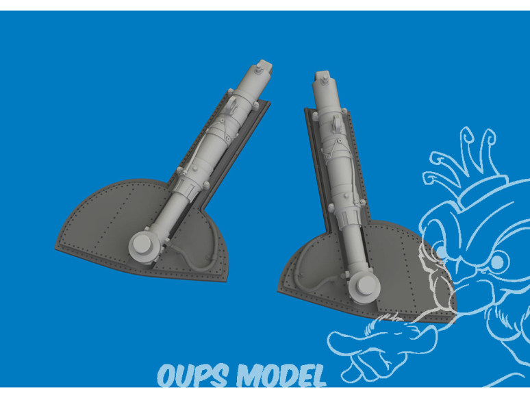 Eduard kit d'amelioration avion brassin Print 6481171 Jambes train d'atterrissage Spitfire Mk.I/II/Va/Vb Eduard 1/48