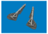 Eduard kit d'amelioration avion brassin Print 6481179 Jambes train d'atterrissage Focke Wulf Fw 190A-8/R2 Eduard 1/48