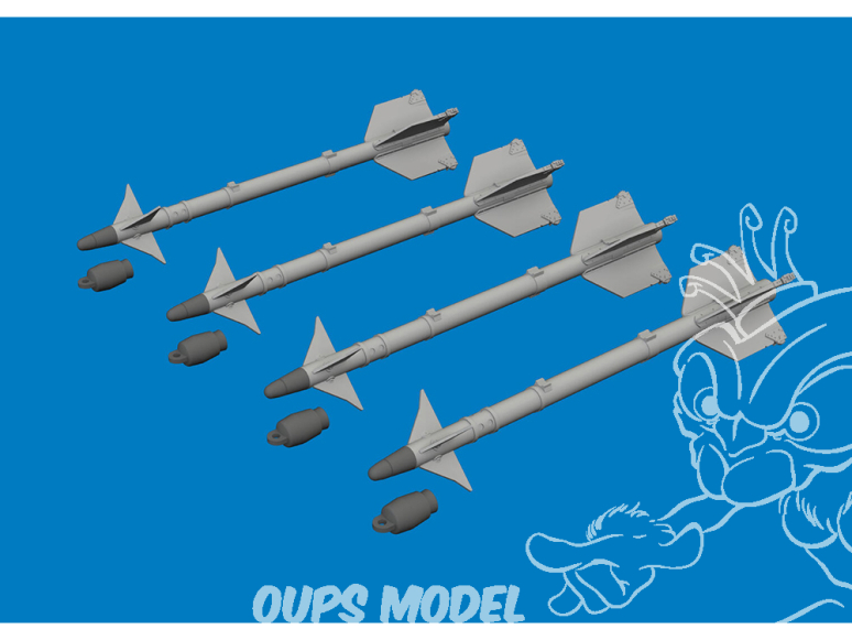 Eduard kit d'amelioration brassin Print 672443 AIM-9M/L 1/72