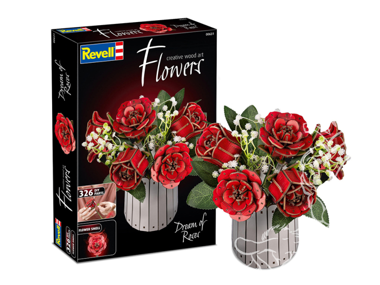 Revell 00631 Flower Garden Fleurs en bois Deam Of Roses Rêve de roses