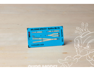 Eduard Space décalques 3D 3DL32048 Harnais Spitfire Mk.Vb Kotare 1/32