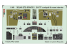 Eduard Space décalques 3D 3DL48272 B-17F Cockpit et intérieur nez Revell 1/48