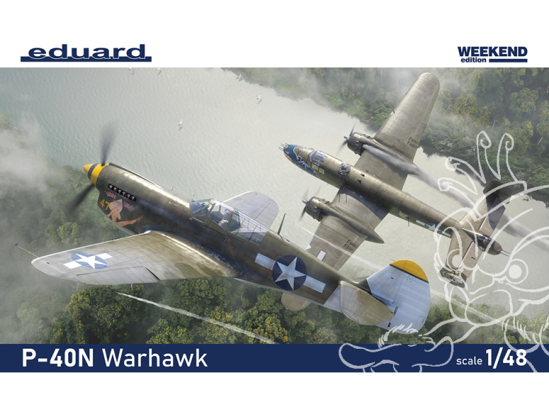 EDUARD maquette avion 84210 P-40N Warhawk WeekEnd Edition 1/48