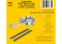 CMK kit resine 4508 Mitrailleuse double Browning pour Lysander kit Airfix 1/48