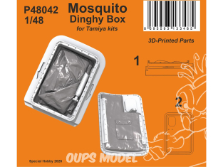 Special Hobby 3D Print P48042 Mosquito Boîte à canot kit Tamiya 1/48