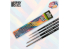 Green Stuff 14169 Pinceaux synthétiques Cel Shading Pack x4