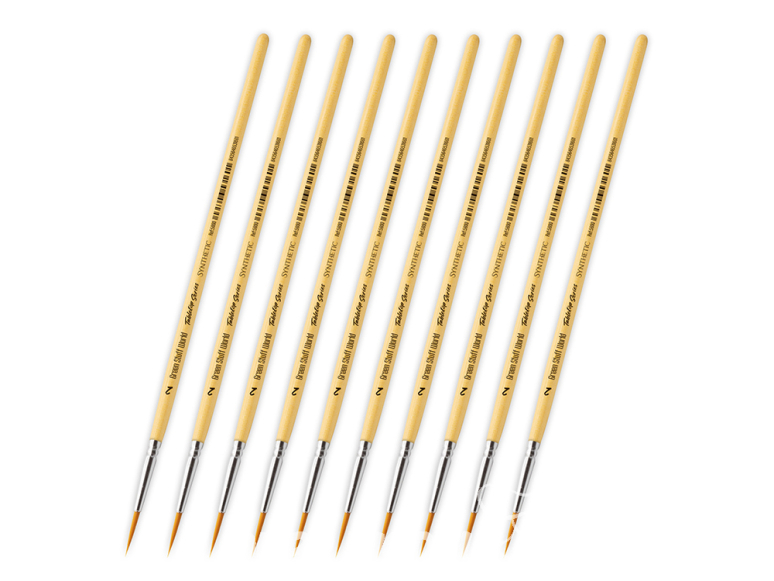 Green Stuff 5800 TABLETOP SERIES Pinceaux synthétiques 2 lot de 10
