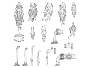 Green Stuff 12757 Jets d'eau 1/48 1/35