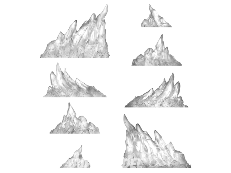 Green Stuff 12790 Vagues de glace 1/48 1/35