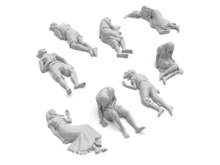 Green Stuff 12730 Cadavres humains 1:48