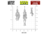 Green Stuff 12733 Squelettes suspendus 1:48