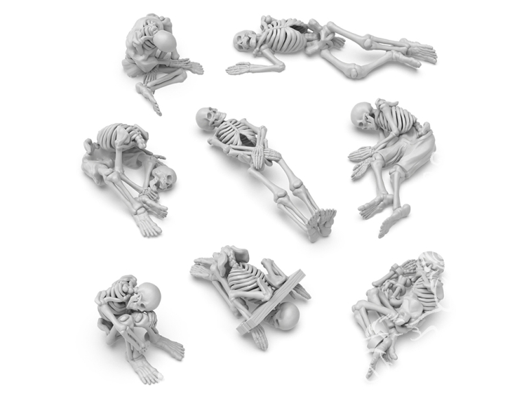 Green Stuff 12732 Squelettes humains 1:48