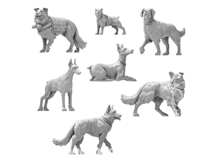 Green Stuff 13632 Chiens de guerre 1:35