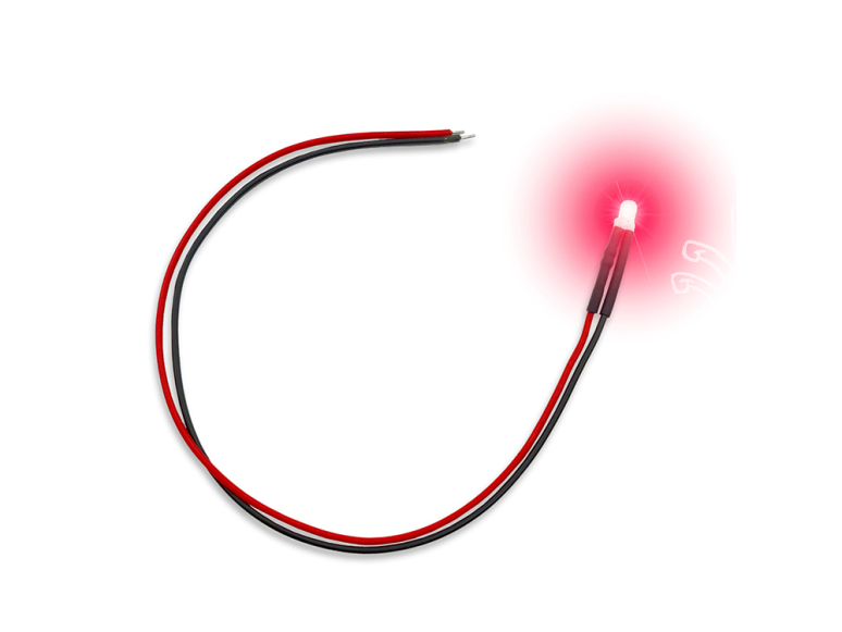 Green Stuff 5790 Lumières LED clignotantes rouges 3 mm