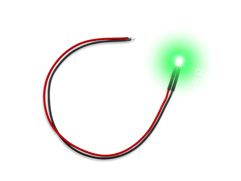 Green Stuff 5791 Lumières LED clignotantes vertes 3 mm
