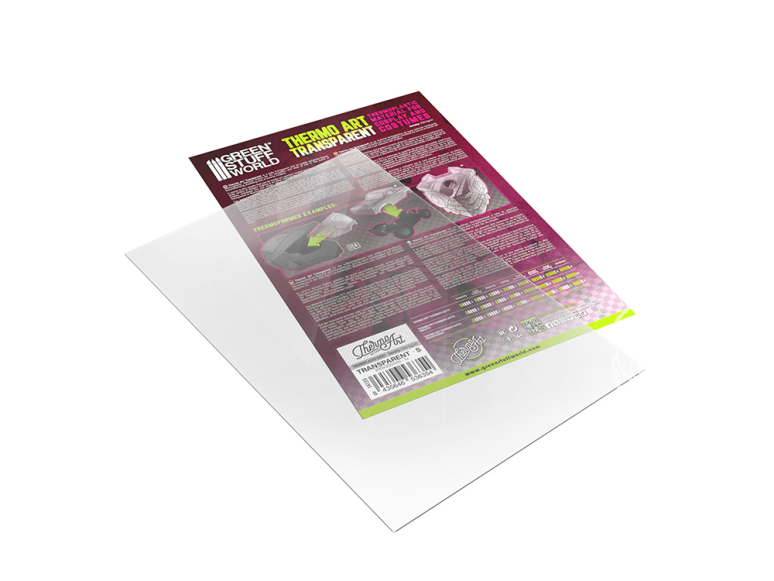 Green Stuff 14135 ThermoArt Transparent pour thermoformage sous vide 200x300mm 0.75mm (S)