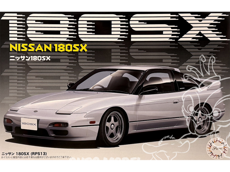 Fujimi maquette voiture 47140 Nissan 180SX RPS13 1/24