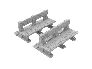 Green Stuff 12901 Bancs d'église 1:48