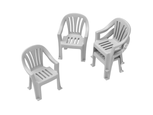 Green Stuff 13638 Chaises en plastique 1:48