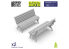 Green Stuff 13633 Bancs de jardin 1:48