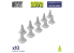 Green Stuff 12681 Cone de chantier 1:48