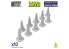 Green Stuff 13548 Cone de chantier 1:35