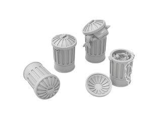 Green Stuff 13307 Poubelles 1:48