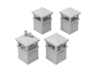 Green Stuff 13645 Corbeille Tulipe​ Carrée 1:48